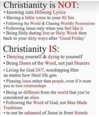 christianity is not christianity is not christianity is not christianity is not christ